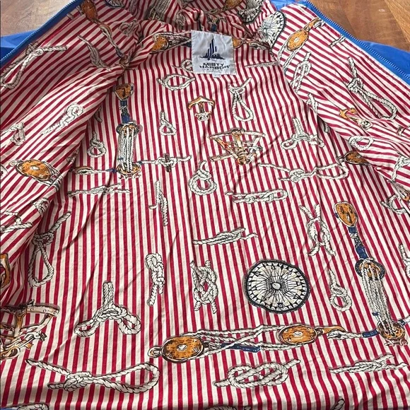 Like new Blue Hooded Misty Harbor rain coat - Picture 12 of 14